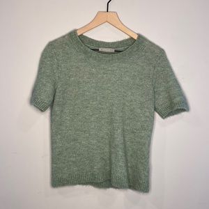 Everlane Alpaca Sweater Tee in Sage